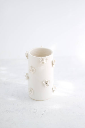 Erica Moore Pottery | Cream Flower Vase