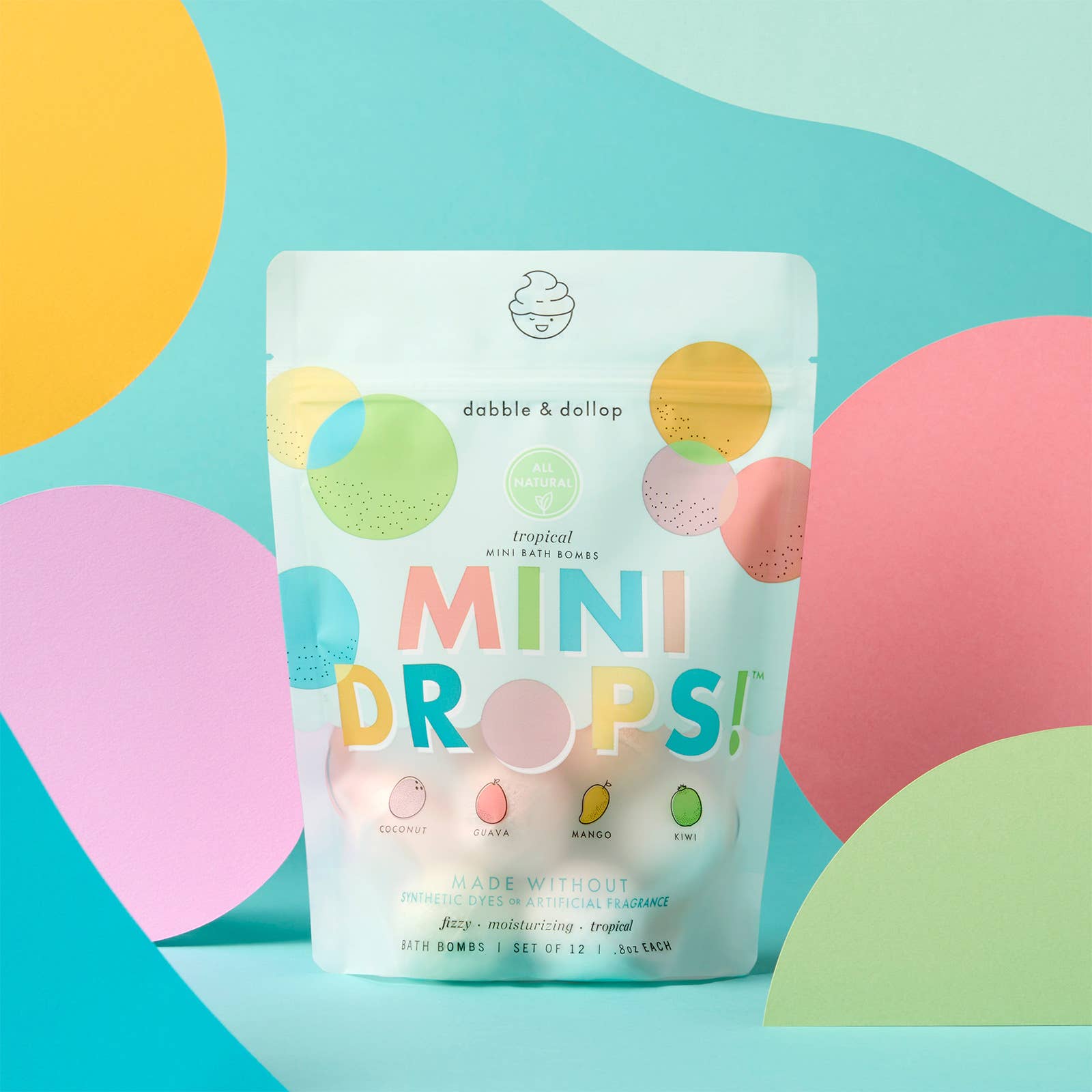 Dabble & Dollop | Tropical Mini Bath Bombs