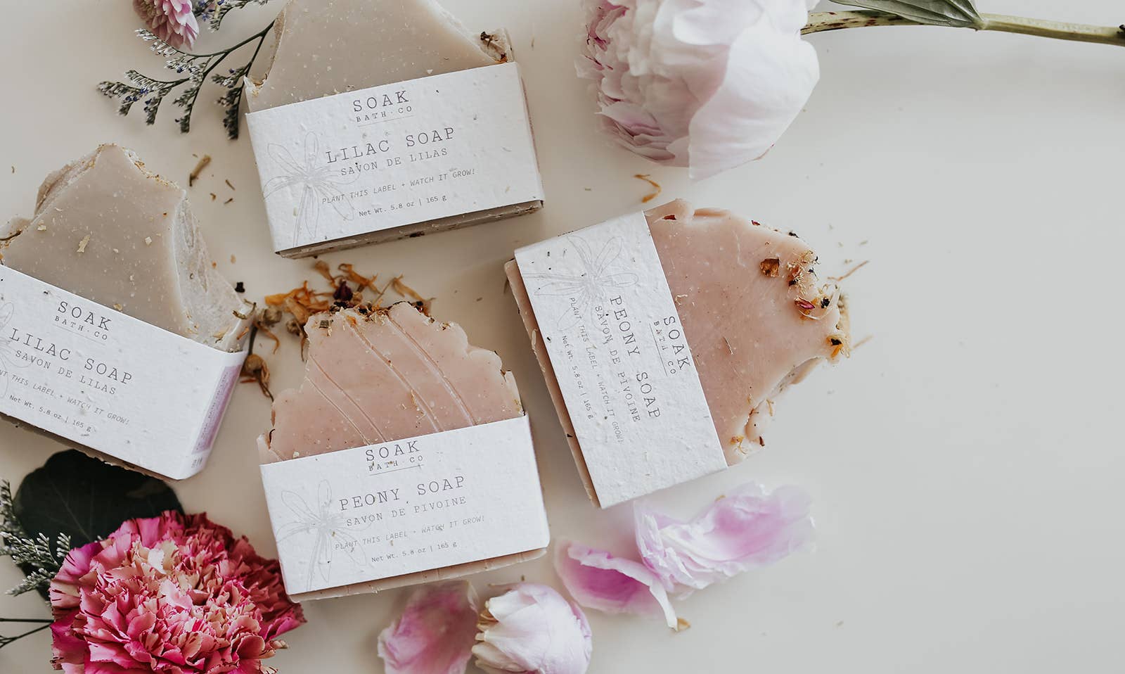 Soak | Peony Soap Bar
