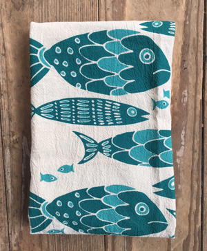 Noon Designs | Fish Tribe Tea Towel