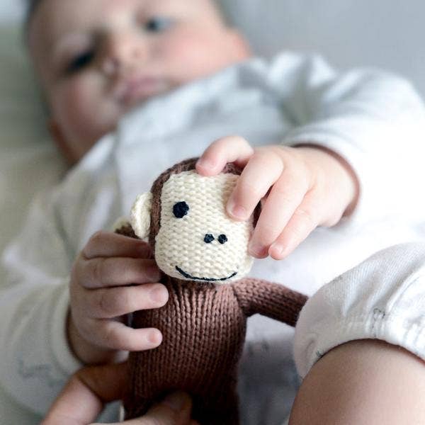 Estella | Organic Handmade Monkey Rattle