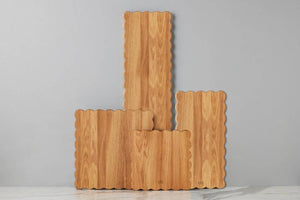 Square Scalloped Cutting Board