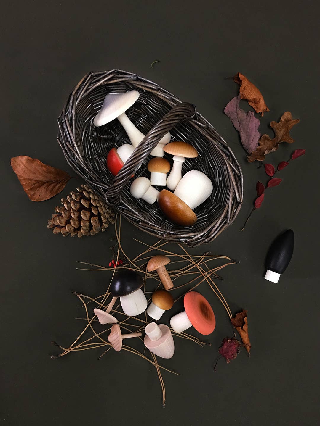 Moon Picnic | Forest Mushrooms Basket