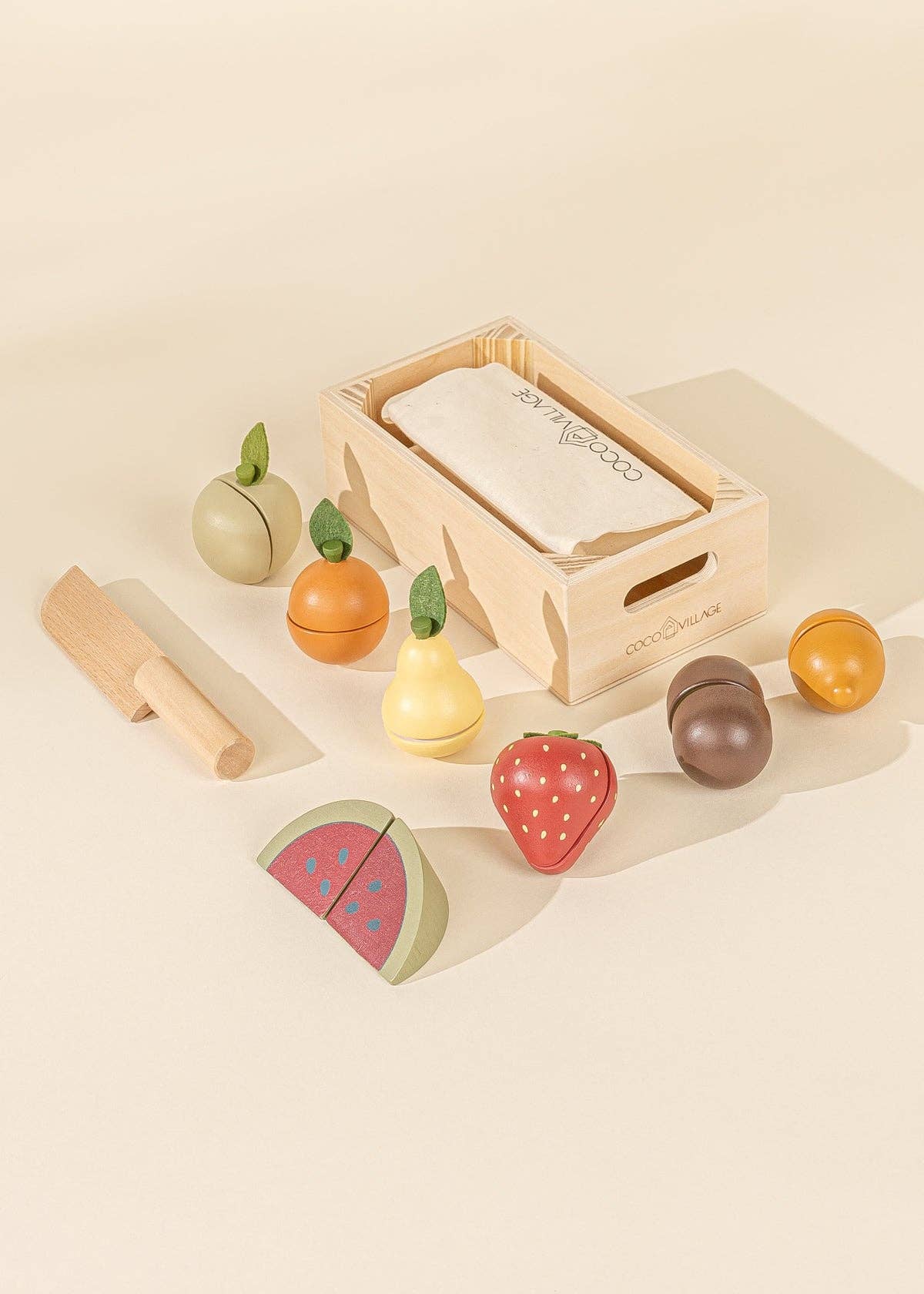 Coco Village | Wooden Fruits Playset