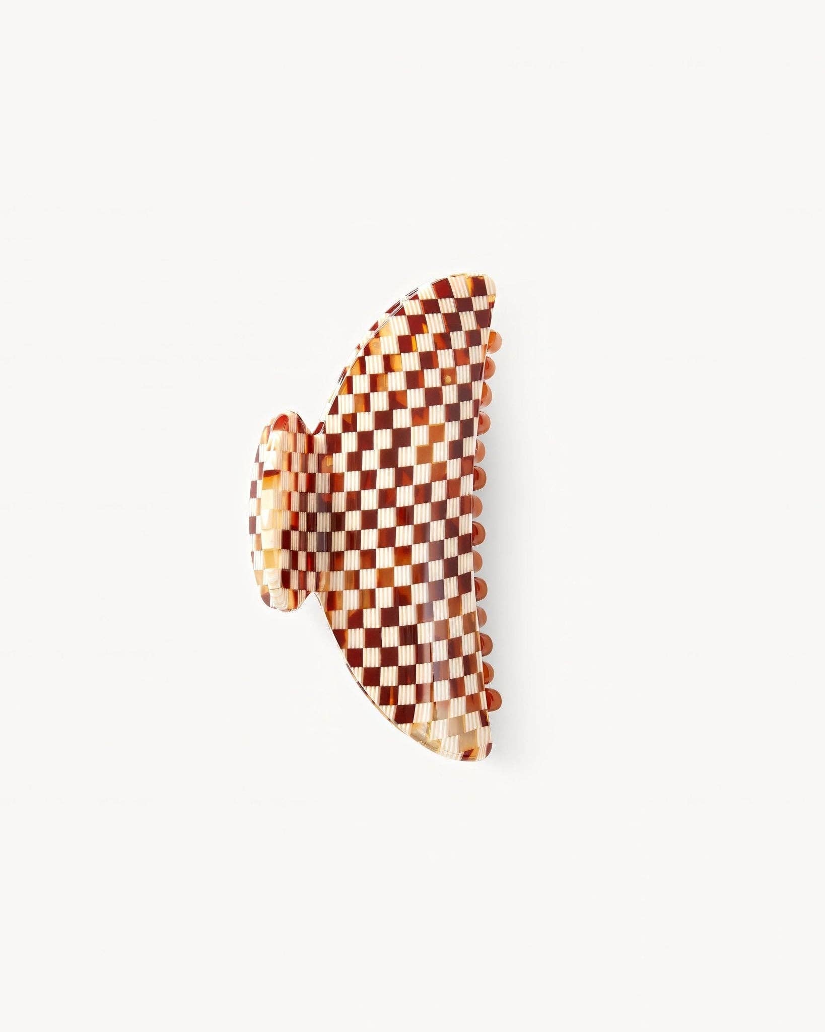 Machete | Midi Heirloom Claw in Tortoise Checker