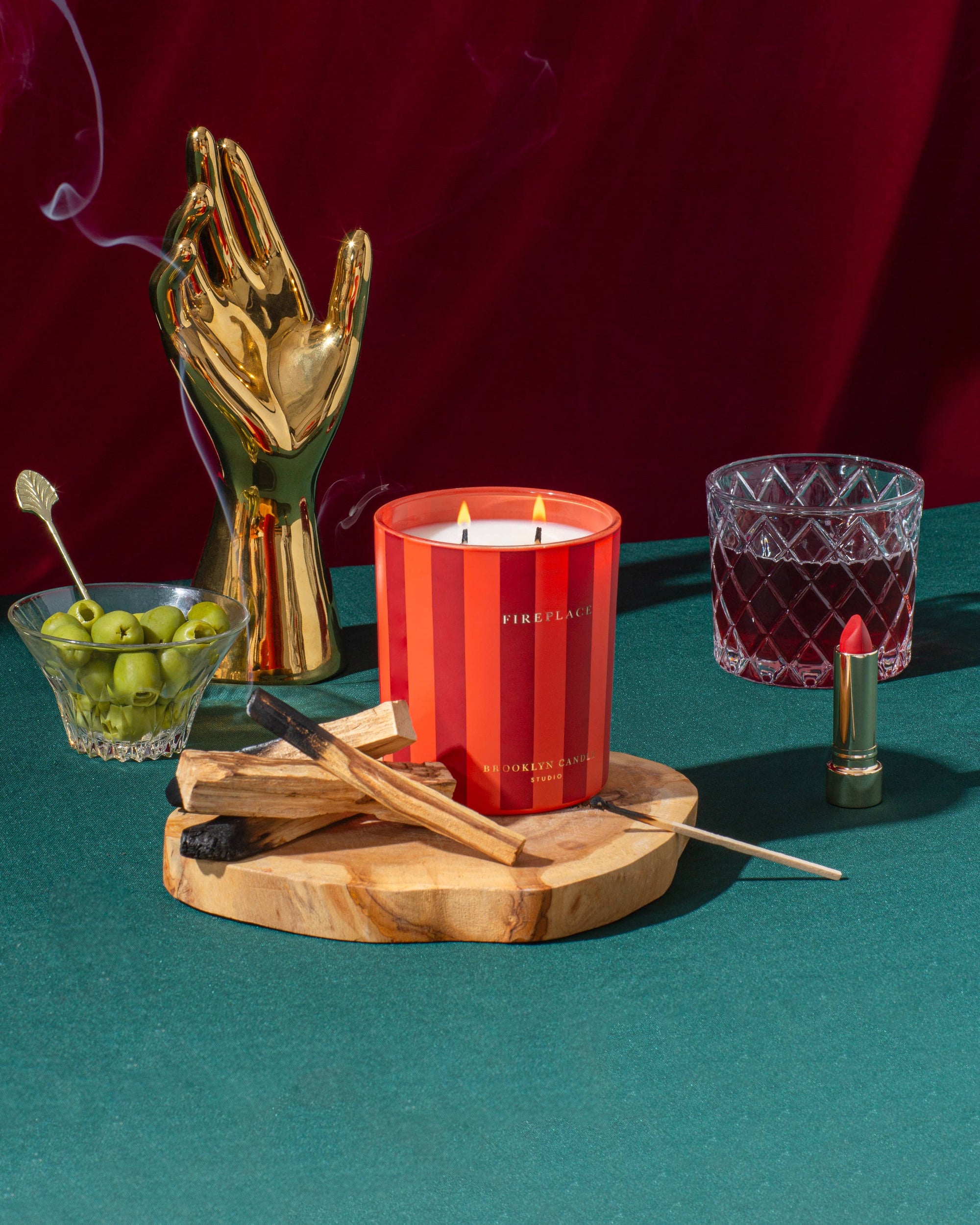Brooklyn Candle | Fireplace Holiday Candle (Limited Edition)