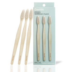 Davids | Premium Bamboo Toothbrush 3 Pack