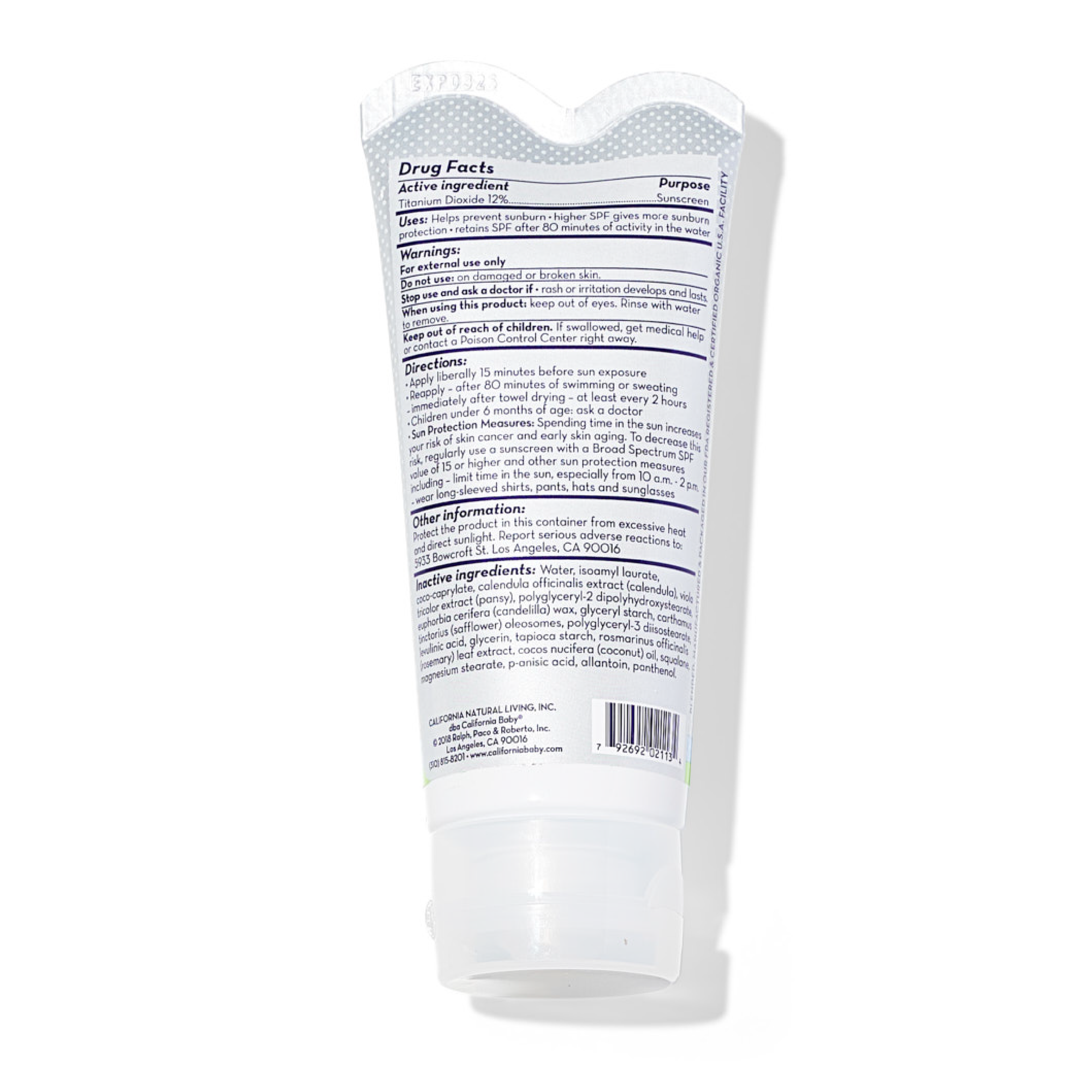 California Baby | Super Sensitive™ Broad Spectrum SPF 30+ Sunscreen