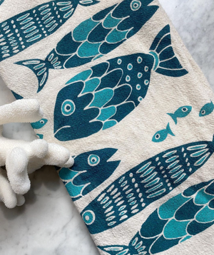Noon Designs | Fish Tribe Tea Towel