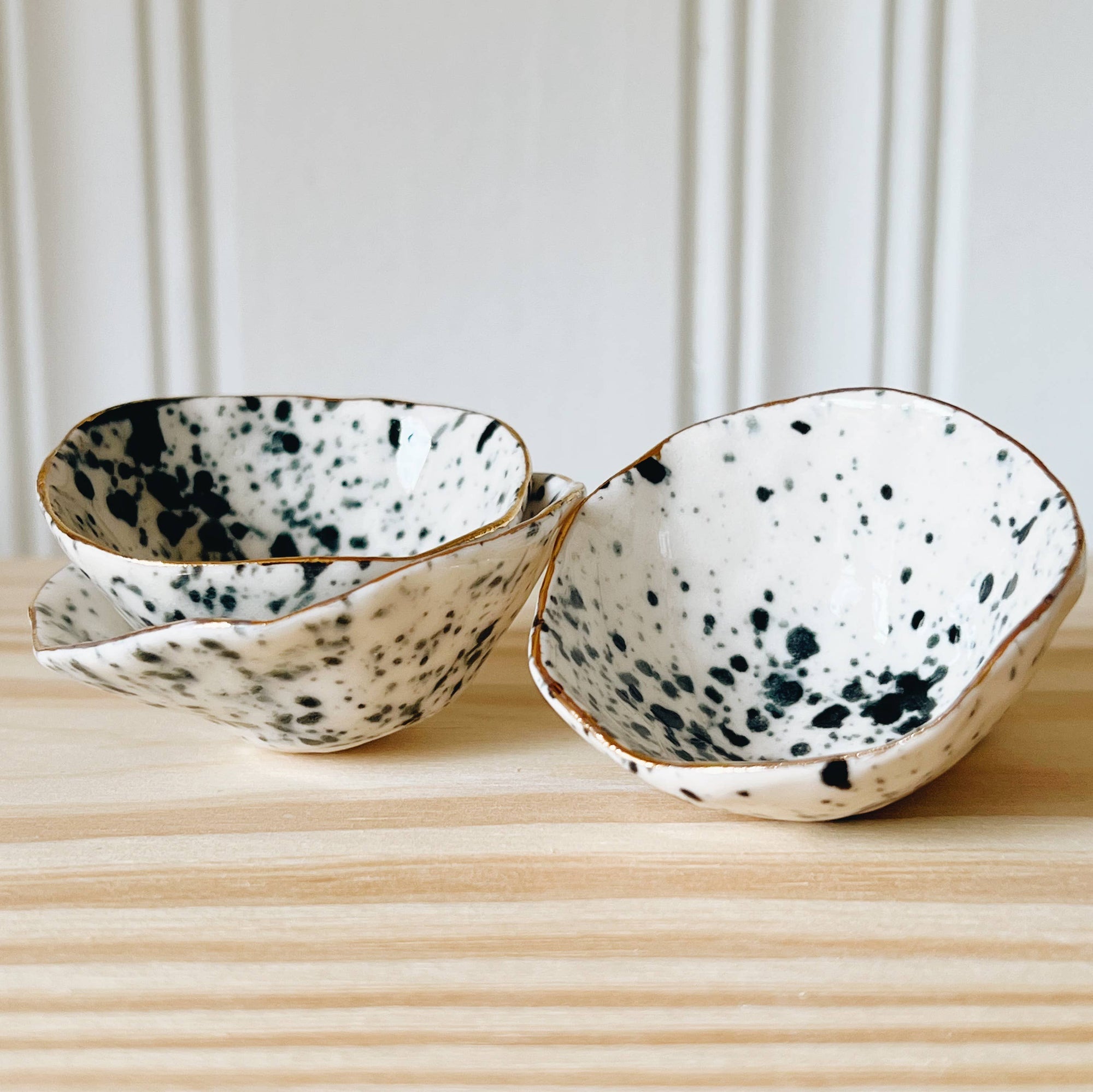 Petrichor + Gold | Speckle Pinch Dish