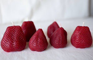 Happy Organics | Beeswax Large Strawberries - Set of 2 