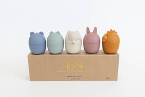 Brooklyn Neutral | Animal Bath Toy Set