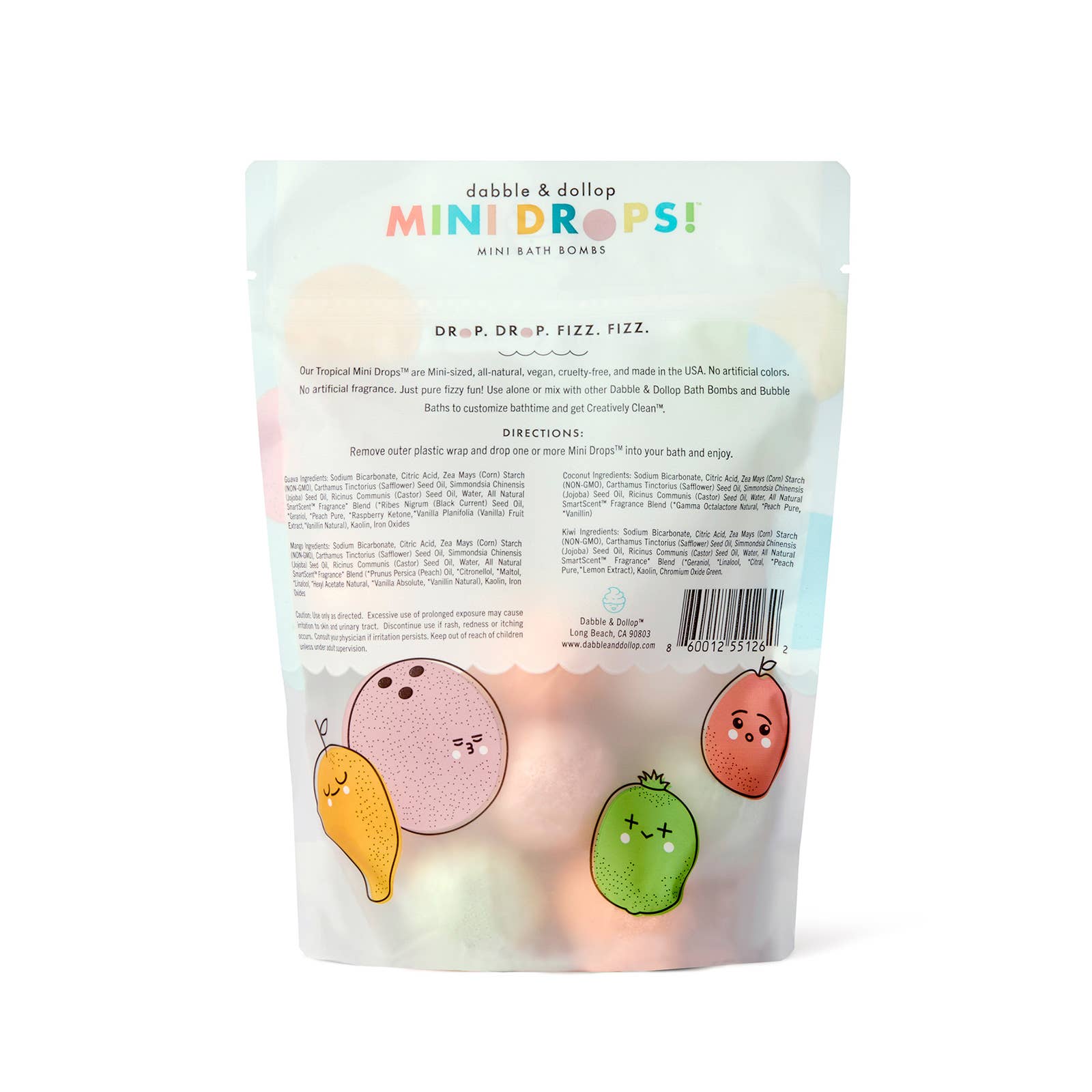 Dabble & Dollop | Tropical Mini Bath Bombs