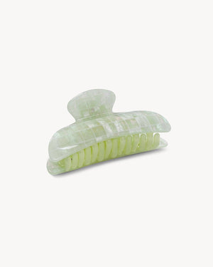Machete | Midi Heirloom Claw in Mint Shell Checker