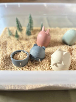 Brooklyn Neutral | Animal Bath Toy Set