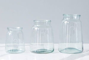 French Mason Jar, 3 Sizes