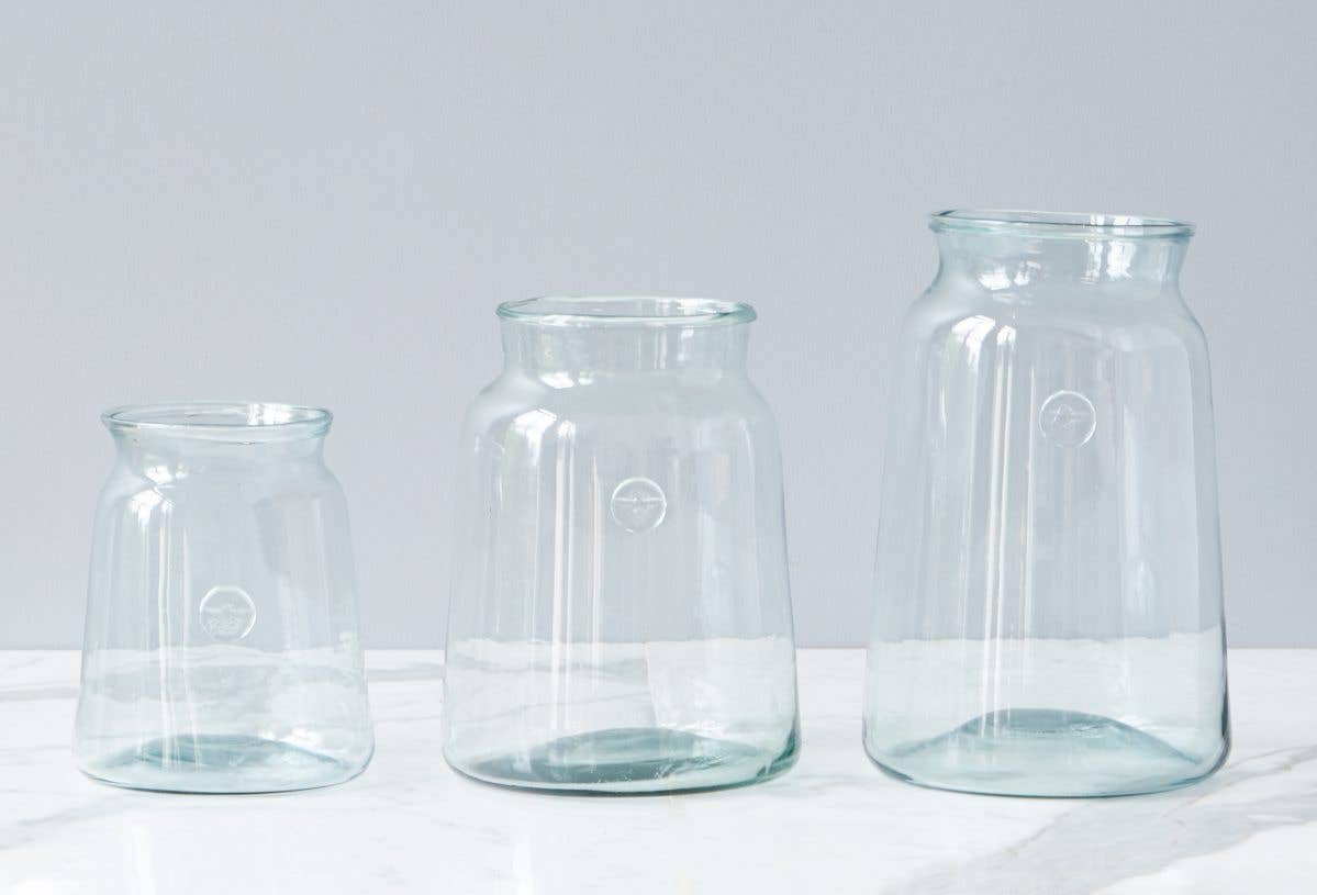 French Mason Jar, 3 Sizes