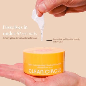 Clean Circle | Lights On Brightening Dissolvable Eye Mask