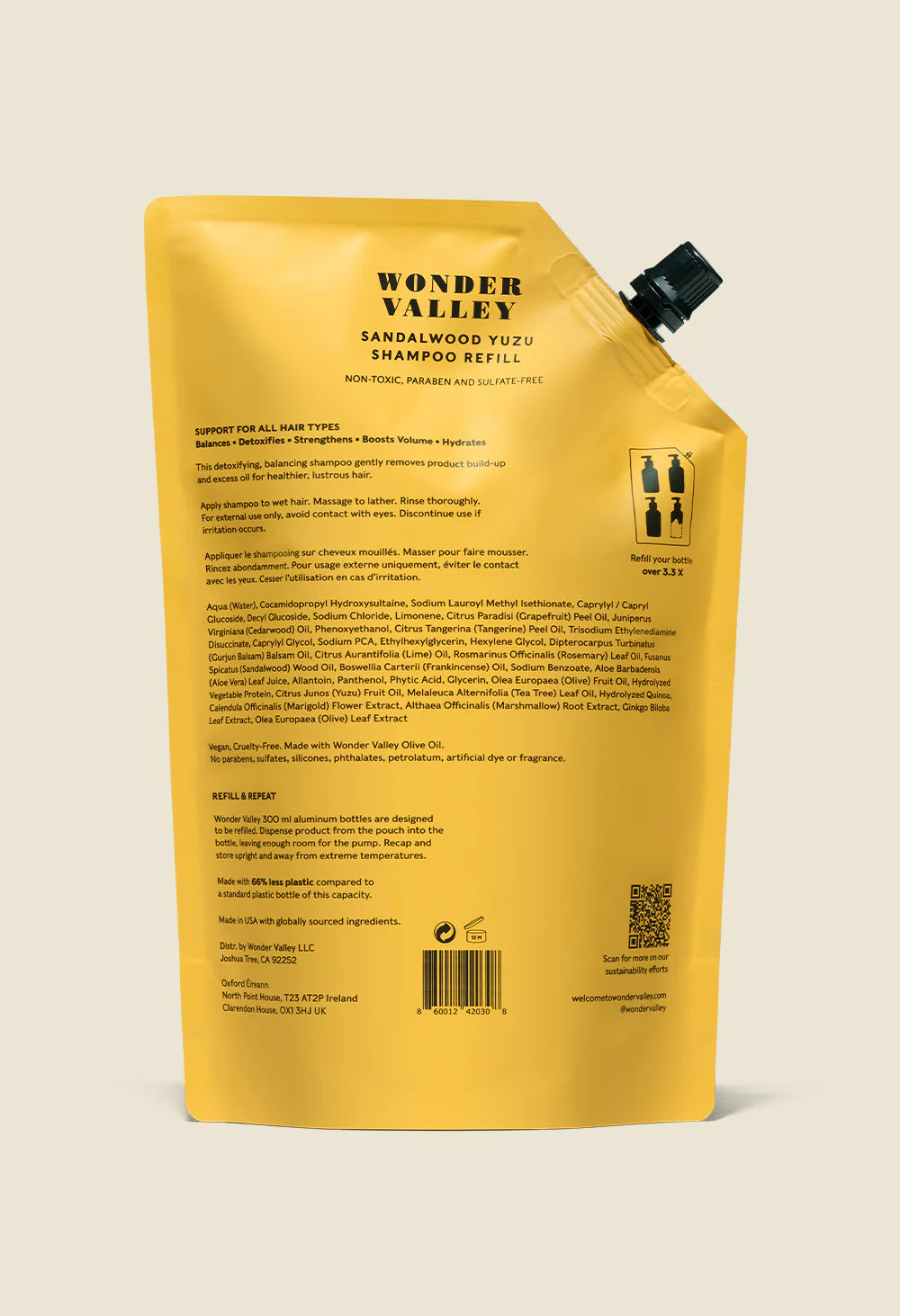 Wonder Valley | Sandalwood Yuzu Shampoo Refill