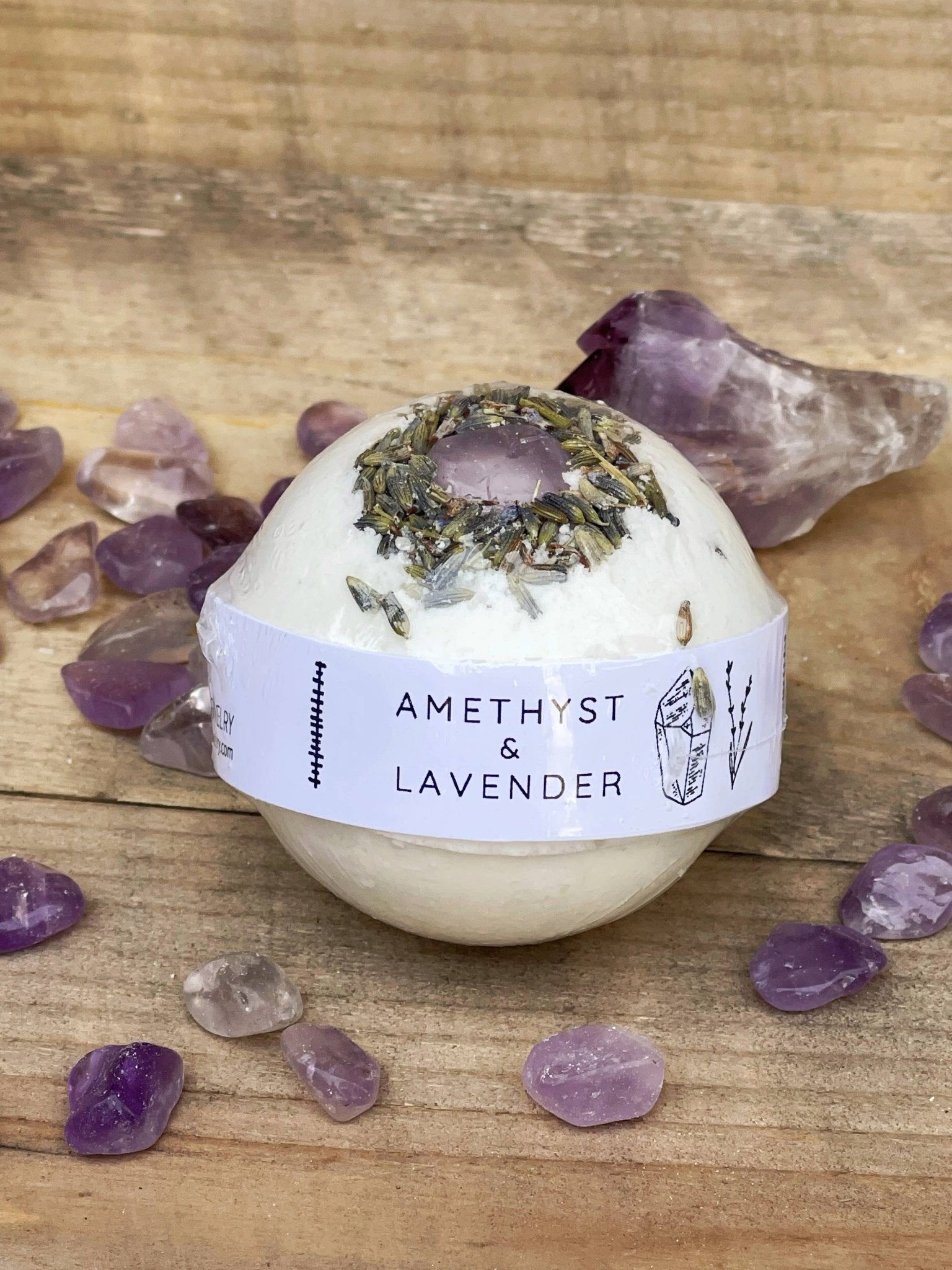 Amethyst & Lavender Bath Bombs - The Shop at Good Condition