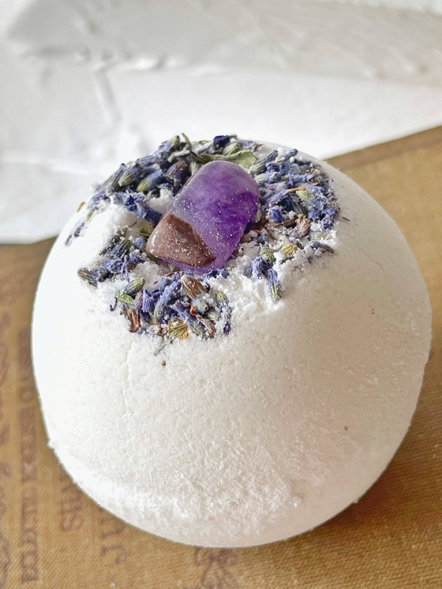 Amethyst & Lavender Bath Bombs - The Shop at Good Condition