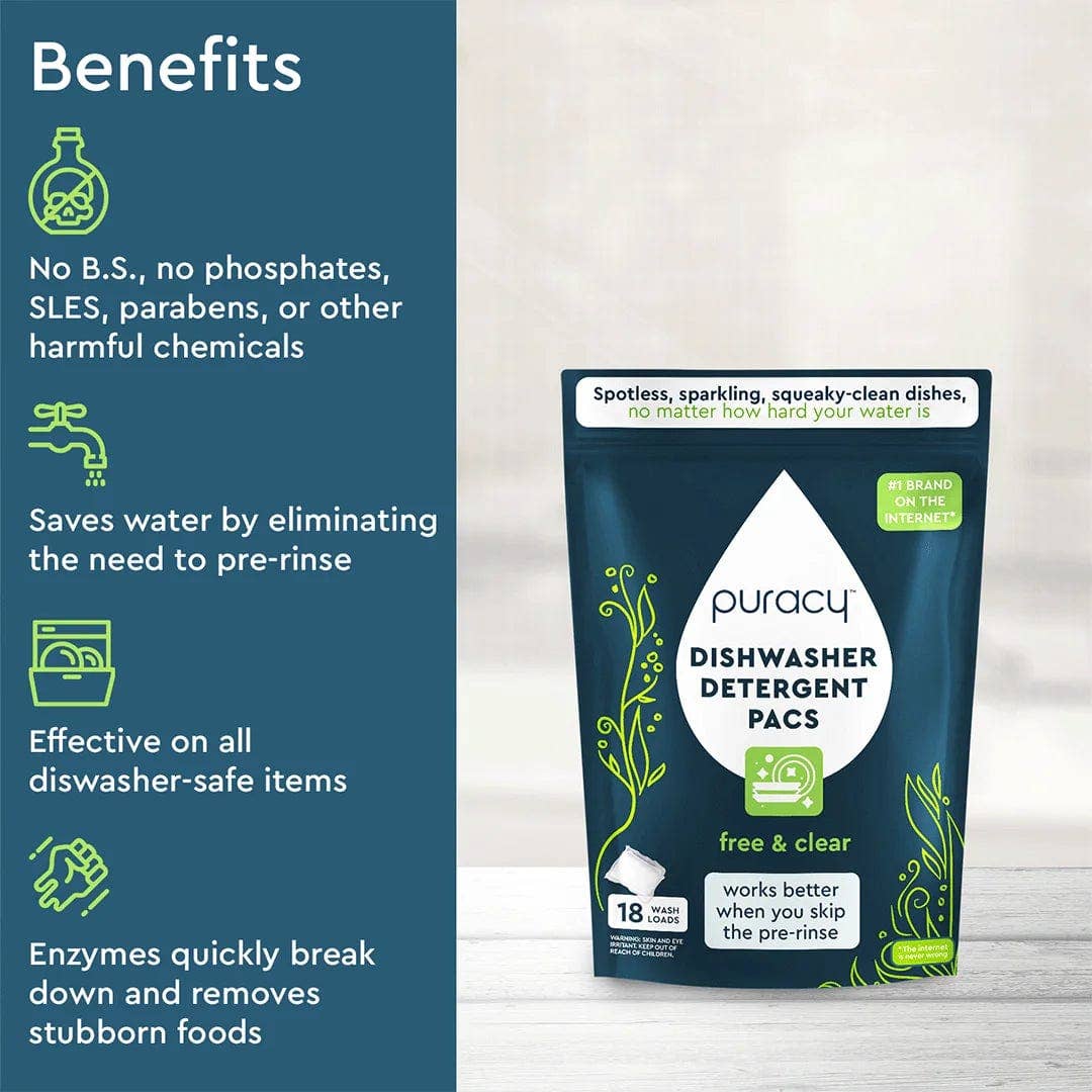 Puracy | Natural Dishwasher Detergent Pods