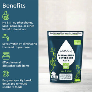 Puracy | Natural Dishwasher Detergent Pods