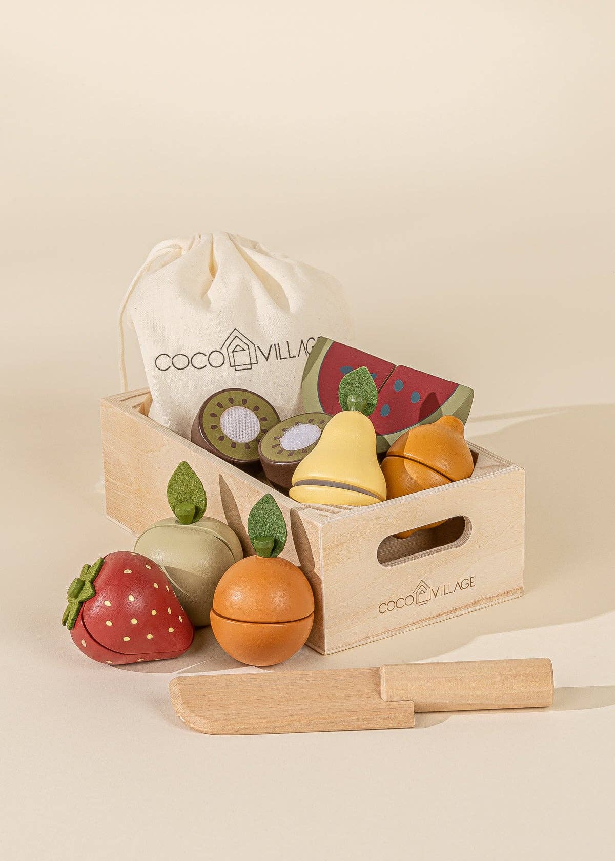 Coco Village | Wooden Fruits Playset