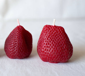 Happy Organics | Beeswax Large Strawberries - Set of 2 