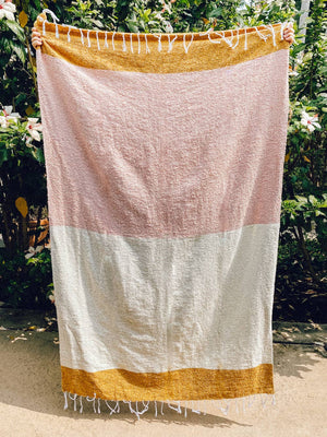 Sundream | Sustainable Recycled Throw in Sunrise