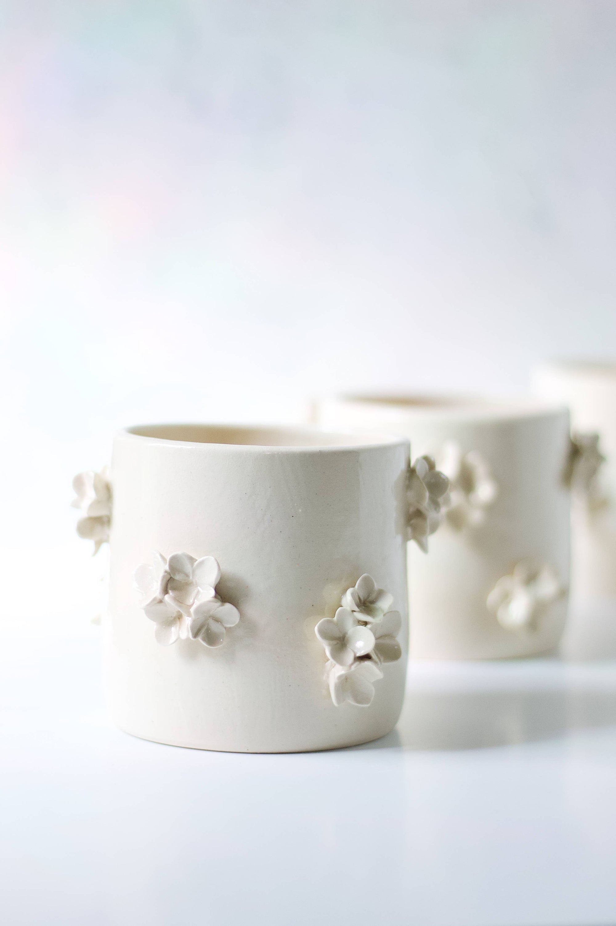 Erica Moore Pottery | Cream Flower Vase