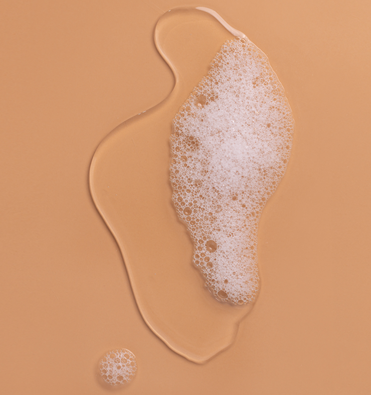 A swatch of nomad body wash and shampoo. 