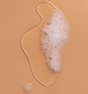 A swatch of nomad body wash and shampoo. 