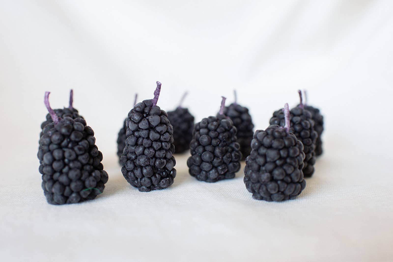 Happy Organics | Beeswax Blackberry Birthday Candles