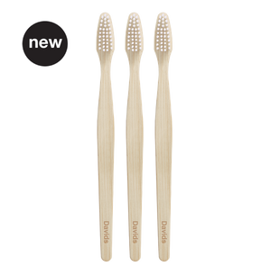 Davids | Premium Bamboo Toothbrush 3 Pack