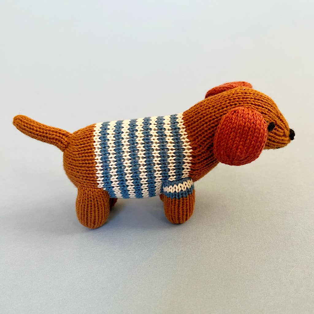 Estella | Handmade Baby Rattle - Dog