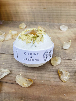 Citrine & Jasmine Bath Bombs - The Shop at Good Condition