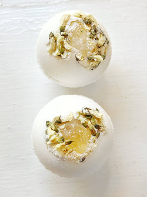 Citrine & Jasmine Bath Bombs - The Shop at Good Condition