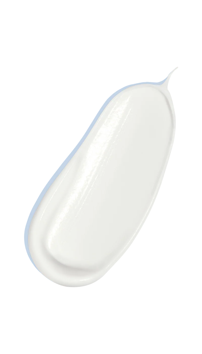 A swatch of Cloud Nine organic all natural lotion