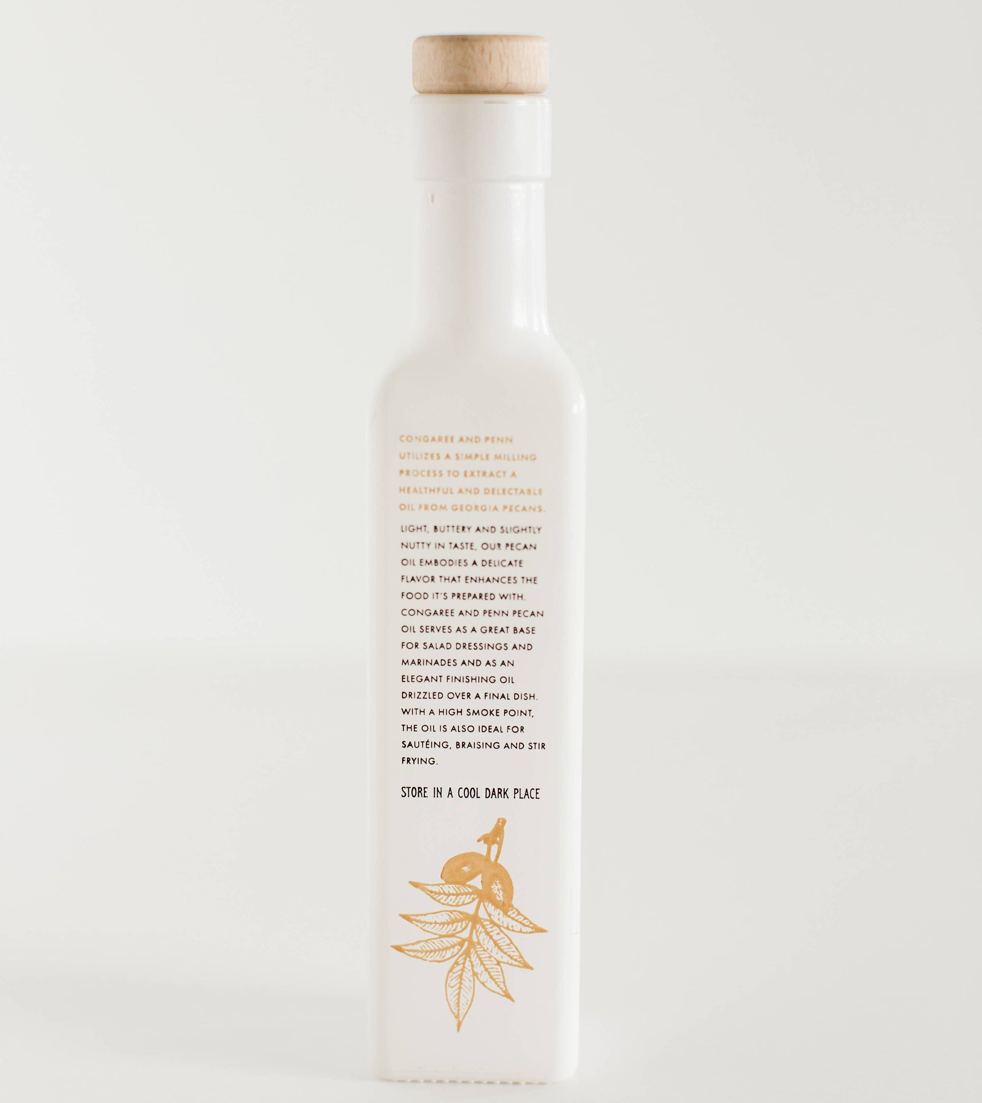 Congaree & Penn premium cold pressed pecan oil