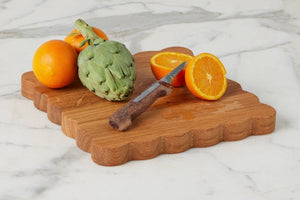 Square Scalloped Cutting Board