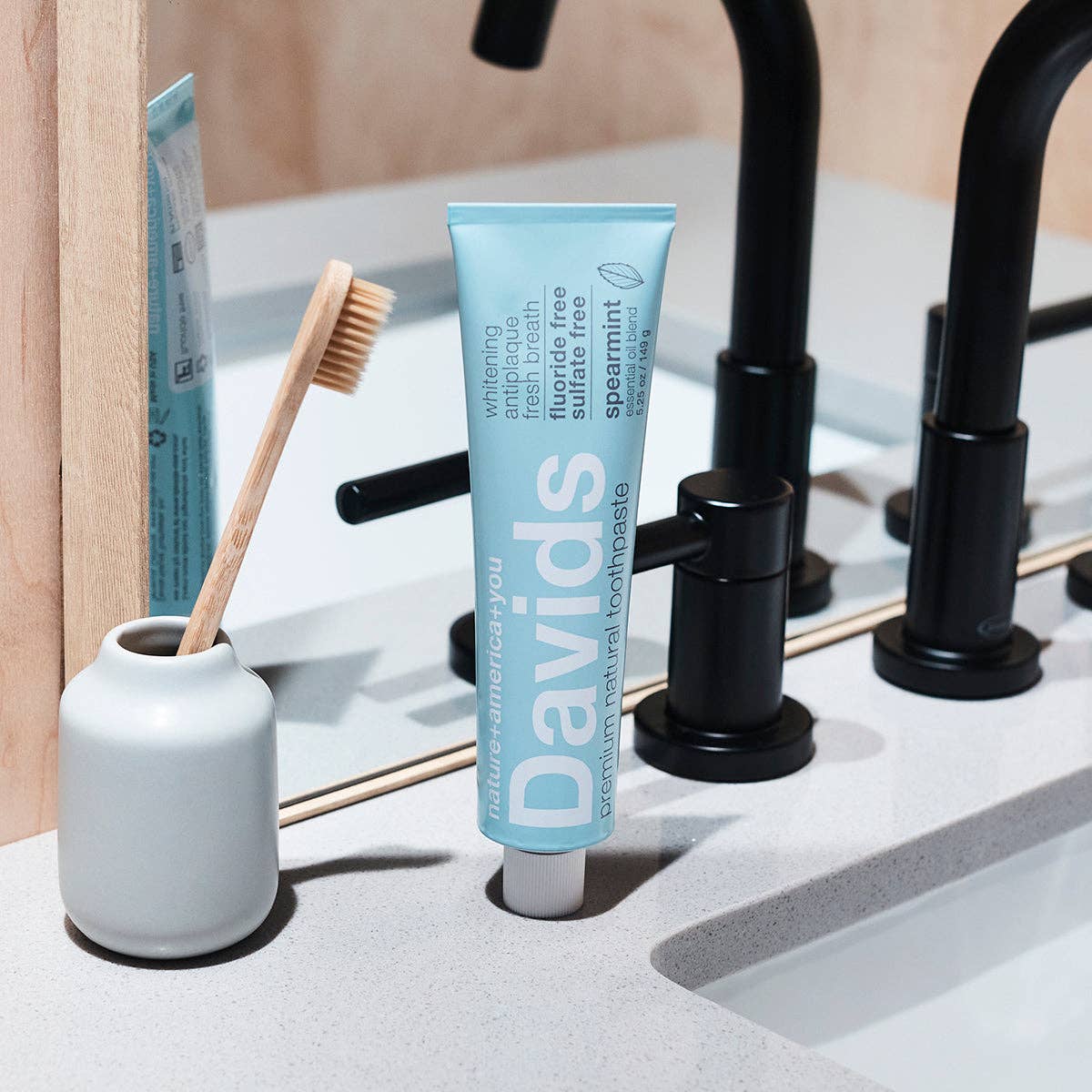 Davids | Premium Natural Toothpaste, Spearmint