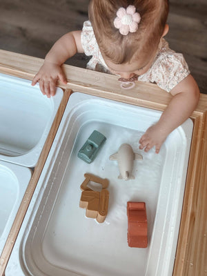 Brooklyn Neutral | Vehicle Bath Toy Set