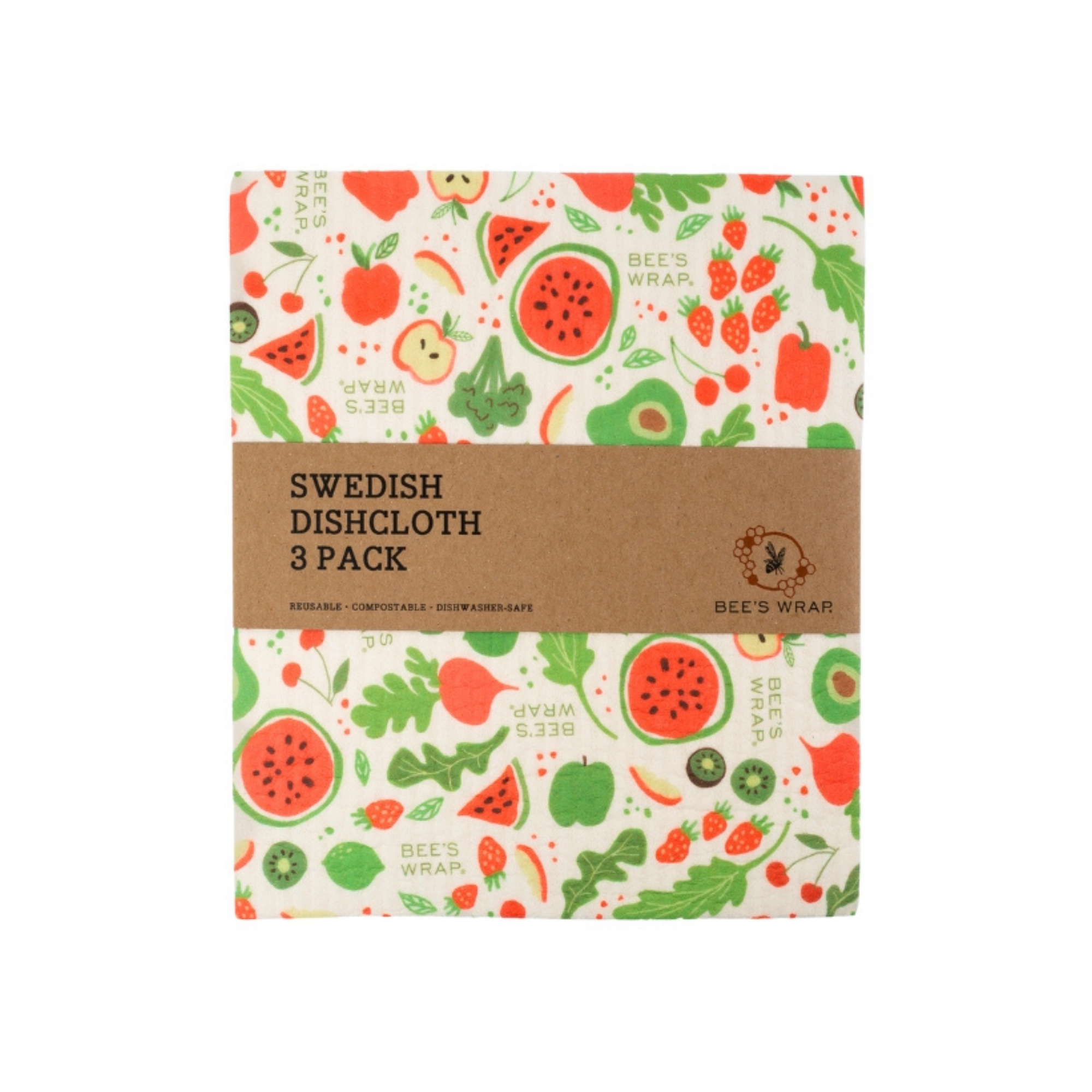 Bee's Wrap | Swedish Dishcloth 3 Pack