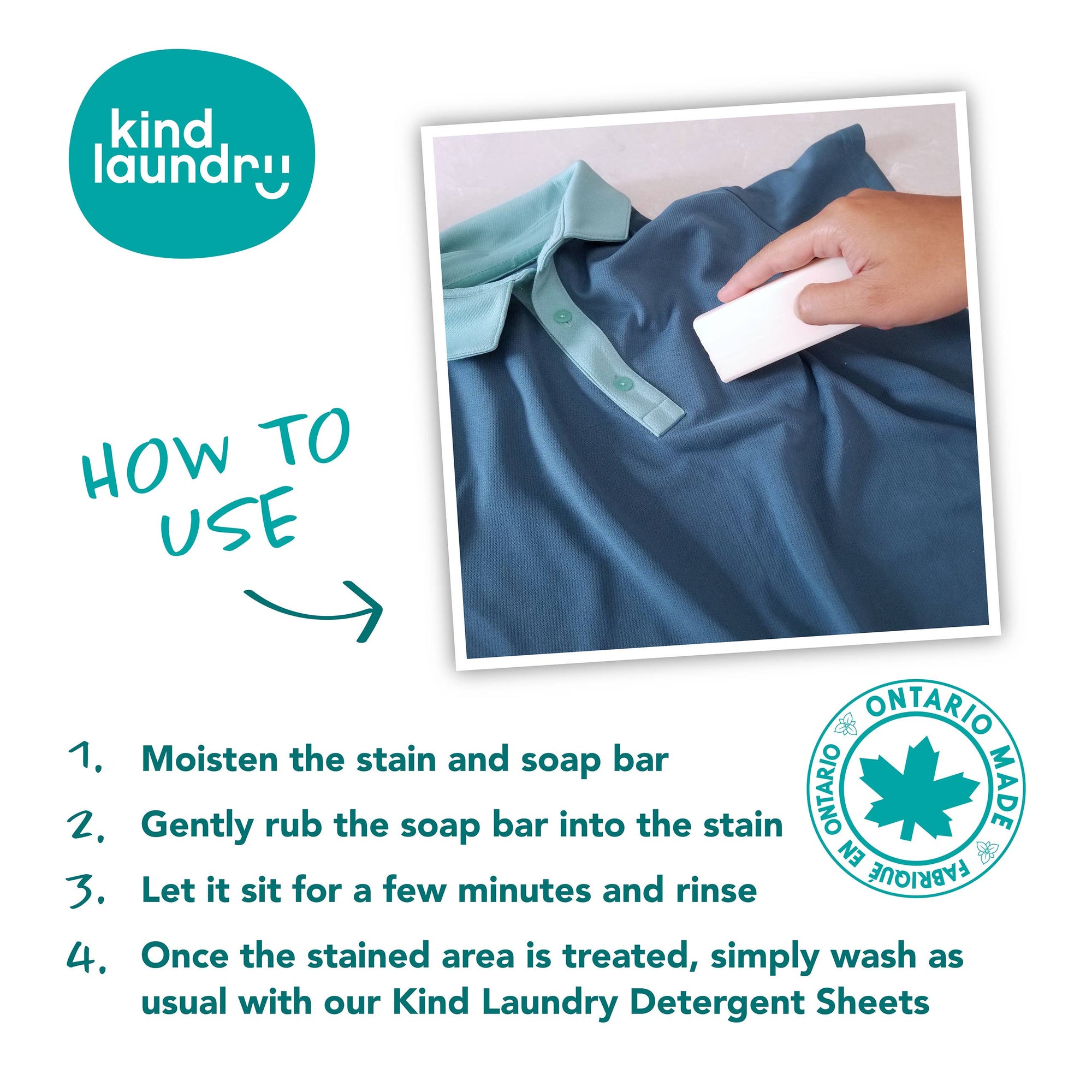 Kind Laundry | Vegan Laundry Stain Remover Bar