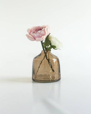 Bella Handblown Hammered Bud Vase