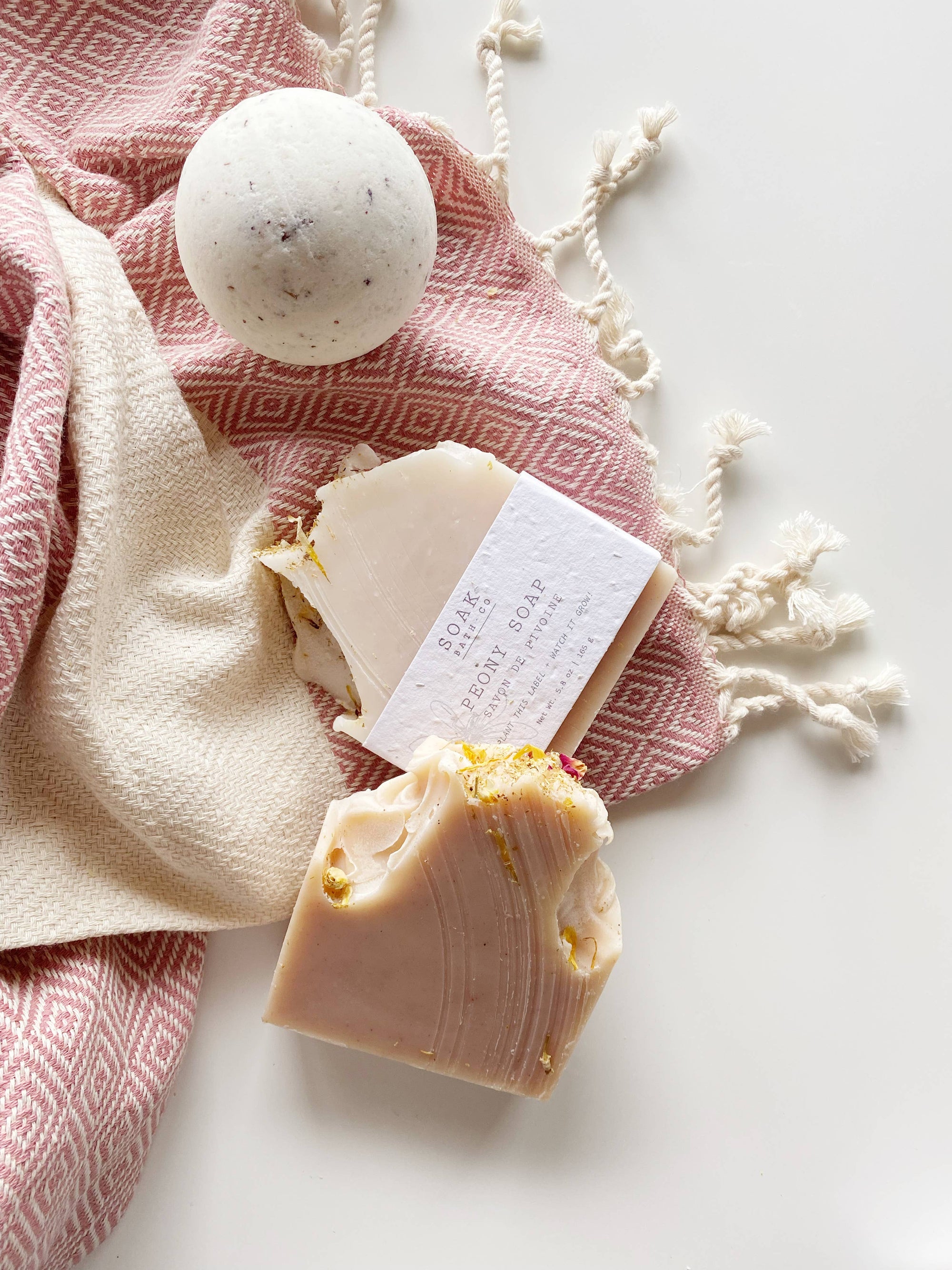 Soak | Peony Soap Bar