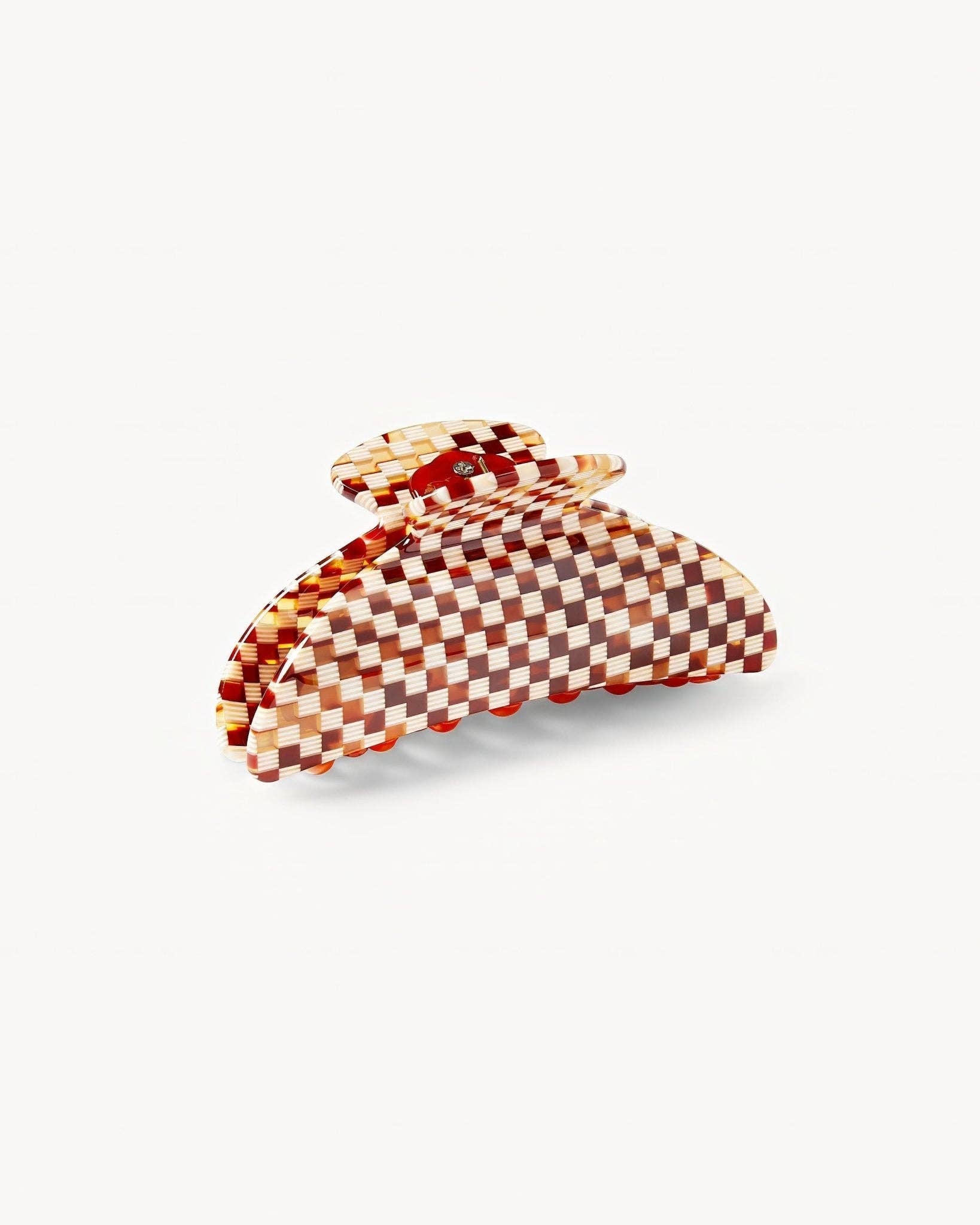 Machete | Midi Heirloom Claw in Tortoise Checker