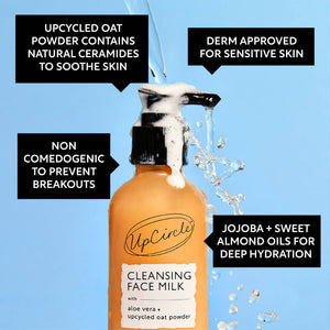 UpCircle | Natural Gentle Cleansing Milk with Aloe Vera + Oat