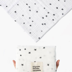 Wee Gallery | Organic Muslin Swaddle - Stars